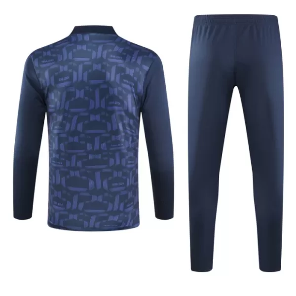 Conjunto de Moletom de Treino Barcelona Homem Quarto-Zíper 2024/25 Navy