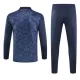Conjunto de Moletom de Treino Barcelona Homem Quarto-Zíper 2024/25 Navy