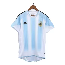 Camisola Argentina 2004-05 Retrô Homem Equipamento 1ª Camisola Argentina 2004-05 Retrô Homem Equipamento 1ª