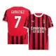 Camisola AC Milan Gimenez 7 Homem Equipamento 1ª 2024/25 Camisola AC Milan Gimenez 7 Homem Equipamento 1ª 2024/25