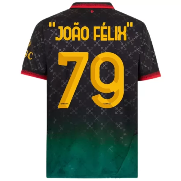 Camisola AC Milan João Félix 79 Homem Equipamento 4ª 2024/25 Camisola AC Milan João Félix 79 Homem Equipamento 4ª 2024/25