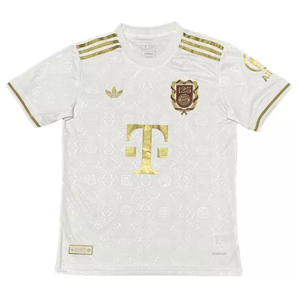 Camisola FC Bayern de Munique Aniversário Homem 2024/25 Branca Camisola FC Bayern de Munique Aniversário Homem 2024/25 Branca