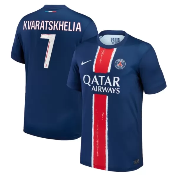 Camisola Paris Saint-Germain Kvaratskhelia 7 Homem Equipamento 1ª 2024/25 Camisola Paris Saint-Germain Kvaratskhelia 7 Homem Equipamento 1ª 2024/25