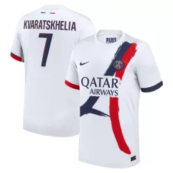 Camisola Paris Saint-Germain Kvaratskhelia 7 Homem Equipamento 2ª 2024/25 Camisola Paris Saint-Germain Kvaratskhelia 7 Homem Equipamento 2ª 2024/25
