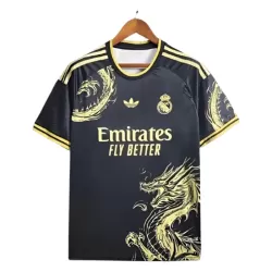 Camisola Real Madrid Dragon Homem 2024/25 Preta - Especial Camisola Real Madrid Dragon Homem 2024/25 Preta - Especial