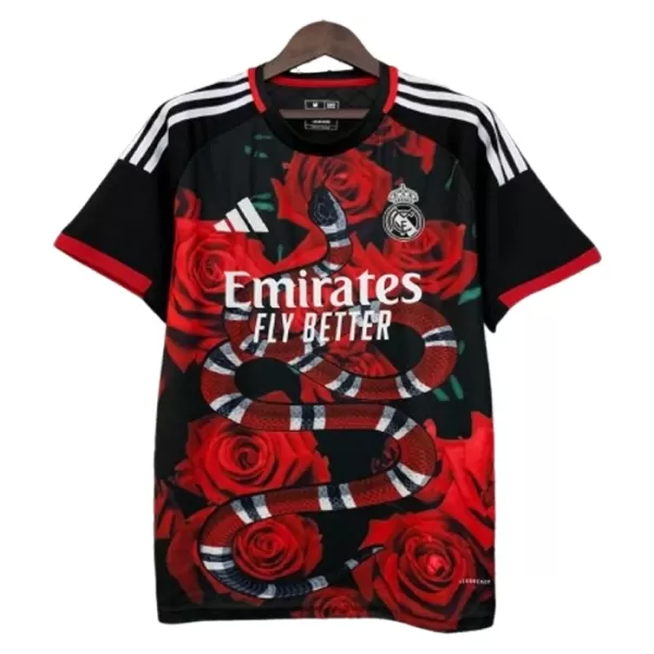 Camisola Real Madrid x Rose Homem 2024/25 Vermelha - Especial Camisola Real Madrid x Rose Homem 2024/25 Vermelha - Especial