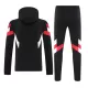 Capuz Conjunto de Moletom de Treino Manchester United Homem 2024/25 Preta