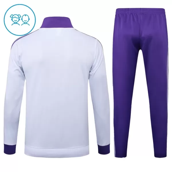 Casaco de Treino Conjunto Real Madrid Criança 2024/25 Branca