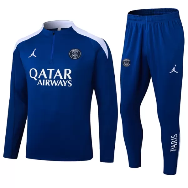 Conjunto de Moletom de Treino Paris Saint-Germain Homem Quarto-Zíper 2024/25 Azul Conjunto de Moletom de Treino Paris Saint-Germain Homem Quarto-Zíper 2024/25 Azul