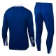 Conjunto de Moletom de Treino Paris Saint-Germain Homem Quarto-Zíper 2024/25 Azul