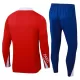 Conjunto de Moletom de Treino Paris Saint-Germain Homem Quarto-Zíper 2024/25 Vermelha