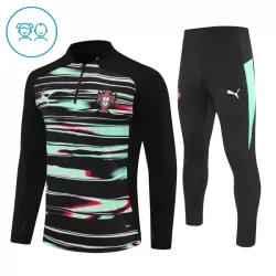 Conjunto de Moletom de Treino Portugal Criança Quarto-Zíper 2024/25 Conjunto de Moletom de Treino Portugal Criança Quarto-Zíper 2024/25