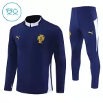 Conjunto de Moletom de Treino Portugal Criança Quarto-Zíper 2024/25 Navy