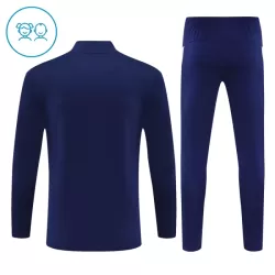 Conjunto de Moletom de Treino Portugal Criança Quarto-Zíper 2024/25 Navy