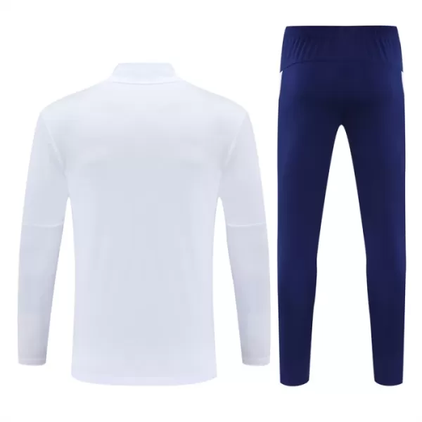 Conjunto de Moletom de Treino Portugal Homem Quarto-Zíper 2024/25 Branca