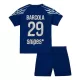 Camisola Paris Saint-Germain Bradley Barcola 29 Criança Equipamento 4ª 2024/25 Camisola Paris Saint-Germain Bradley Barcola 29 Criança Equipamento 4ª 2024/25