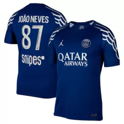Camisola Paris Saint-Germain Joao Neves 87 Homem Equipamento 4ª 2024/25 Camisola Paris Saint-Germain Joao Neves 87 Homem Equipamento 4ª 2024/25