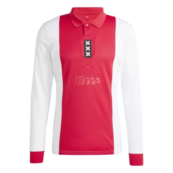 Camisola Manga Comprida Ajax Amsterdam Aniversário Homem 2025 Camisola Manga Comprida Ajax Amsterdam Aniversário Homem 2025