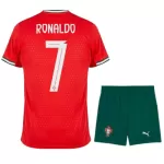 Camisola Portugal Ronaldo 7 Criança Equipamento 1ª 2025