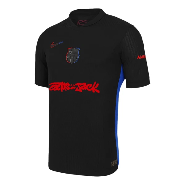 Camisola FC Barcelona x Travis Scott Homem Equipamento 2ª 2024/25 Camisola FC Barcelona x Travis Scott Homem Equipamento 2ª 2024/25