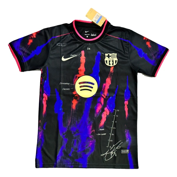 Camisola Barcelona Homem 2025-26 Preta - Especial Camisola Barcelona Homem 2025-26 Preta - Especial