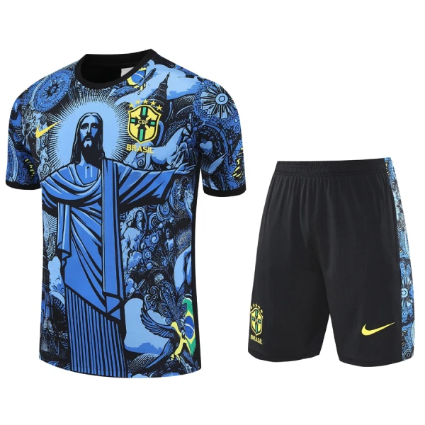 Camisola Brasil Criança 2024/25 Azul - Especial Camisola Brasil Criança 2024/25 Azul - Especial
