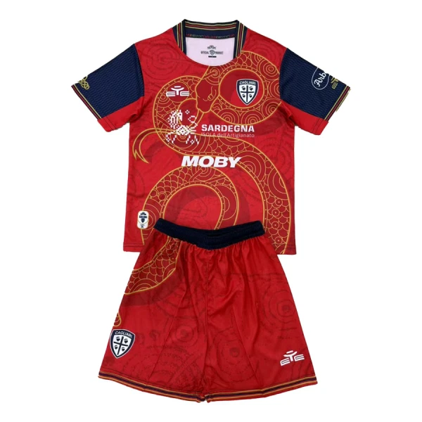 Camisola Cagliari Calcio Criança 2024/25 - Especial Camisola Cagliari Calcio Criança 2024/25 - Especial