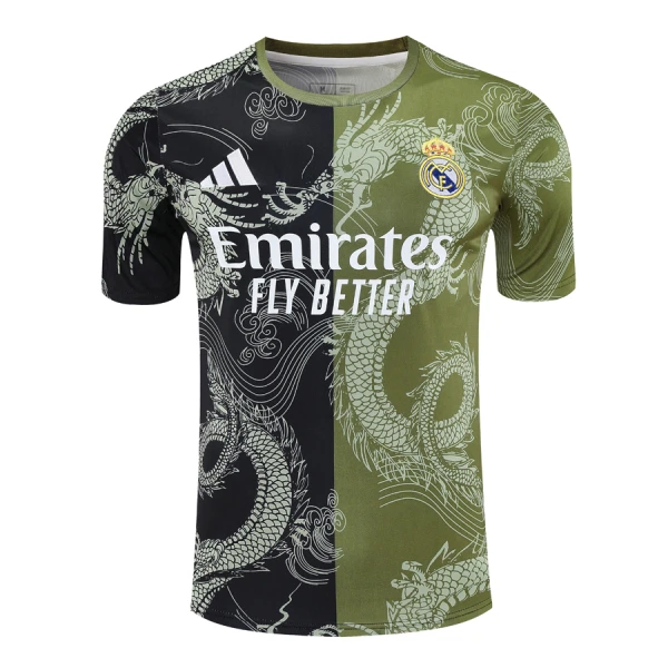 Camisola Real Madrid Dragon Homem 2024/25 Verde Camisola Real Madrid Dragon Homem 2024/25 Verde
