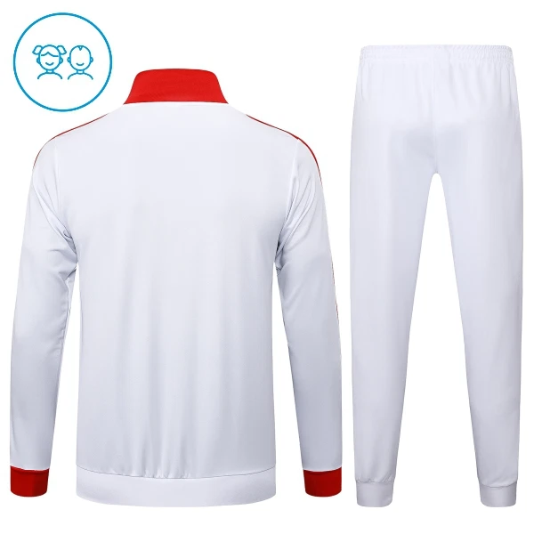 Casaco de Treino Conjunto FC Bayern de Munique Criança 2024/25 Branca