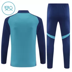 Conjunto de Moletom de Treino Arsenal Criança Quarto-Zíper 2025-26 Azul