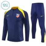 Conjunto de Moletom de Treino Atlético Madrid Criança Quarto-Zíper 2025-26 Navy