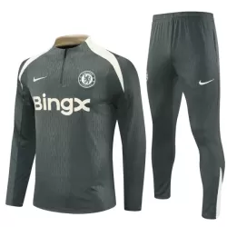 Conjunto de Moletom de Treino Chelsea Homem Quarto-Zíper 2025-26 Cinza Conjunto de Moletom de Treino Chelsea Homem Quarto-Zíper 2025-26 Cinza