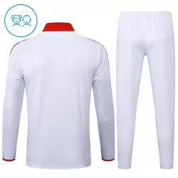 Conjunto de Moletom de Treino FC Bayern de Munique Criança Quarto-Zíper 2024/25 Branca