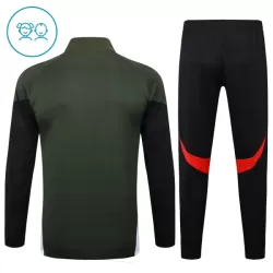 Conjunto de Moletom de Treino FC Bayern de Munique Criança Quarto-Zíper 2025-26 Verde