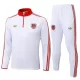 Conjunto de Moletom de Treino FC Bayern de Munique Homem Quarto-Zíper 2024/25 Branca Conjunto de Moletom de Treino FC Bayern de Munique Homem Quarto-Zíper 2024/25 Branca