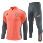 Conjunto de Moletom de Treino FC Bayern de Munique Homem Quarto-Zíper 2025-26 Laranja