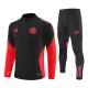 Conjunto de Moletom de Treino FC Bayern de Munique Homem Quarto-Zíper 2025-26 Preta Conjunto de Moletom de Treino FC Bayern de Munique Homem Quarto-Zíper 2025-26 Preta