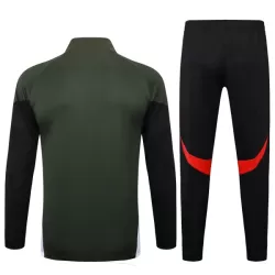 Conjunto de Moletom de Treino FC Bayern de Munique Homem Quarto-Zíper 2025-26 Verde