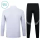 Conjunto de Moletom de Treino Inter Miami CF Criança Quarto-Zíper 2025-26 Branca