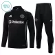 Conjunto de Moletom de Treino Inter Miami CF Criança Quarto-Zíper 2025-26 Preta Conjunto de Moletom de Treino Inter Miami CF Criança Quarto-Zíper 2025-26 Preta