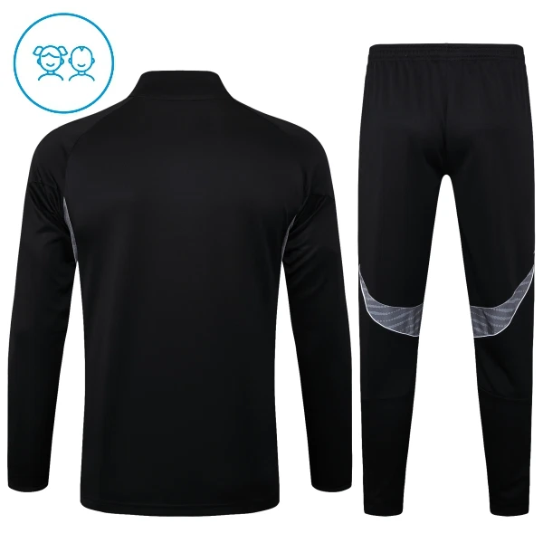 Conjunto de Moletom de Treino Inter Miami CF Criança Quarto-Zíper 2025-26 Preta
