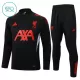 Conjunto de Moletom de Treino Liverpool Criança Quarto-Zíper 2024/25 Preta Conjunto de Moletom de Treino Liverpool Criança Quarto-Zíper 2024/25 Preta