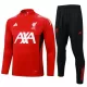 Conjunto de Moletom de Treino Liverpool Homem Quarto-Zíper 2024/25 Vermelha Conjunto de Moletom de Treino Liverpool Homem Quarto-Zíper 2024/25 Vermelha