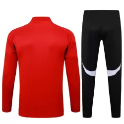 Conjunto de Moletom de Treino Liverpool Homem Quarto-Zíper 2024/25 Vermelha