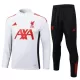 Conjunto de Moletom de Treino Liverpool Homem Quarto-Zíper 2025-26 Branca Conjunto de Moletom de Treino Liverpool Homem Quarto-Zíper 2025-26 Branca