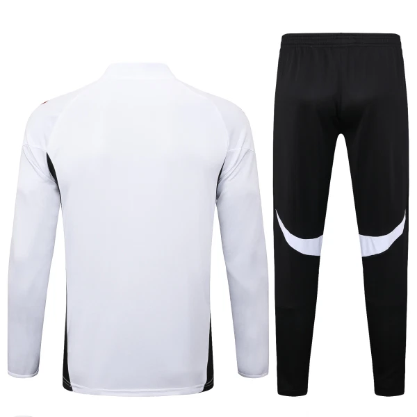 Conjunto de Moletom de Treino Liverpool Homem Quarto-Zíper 2025-26 Branca