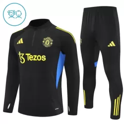 Conjunto de Moletom de Treino Manchester United Criança Quarto-Zíper 2025-26 Conjunto de Moletom de Treino Manchester United Criança Quarto-Zíper 2025-26