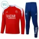 Conjunto de Moletom de Treino Paris Saint-Germain Criança Quarto-Zíper 2025-26 Vermelha Conjunto de Moletom de Treino Paris Saint-Germain Criança Quarto-Zíper 2025-26 Vermelha
