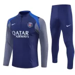 Conjunto de Moletom de Treino Paris Saint-Germain Homem Quarto-Zíper 2025-26 Navy