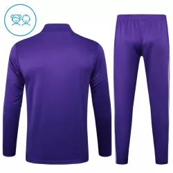 Conjunto de Moletom de Treino Real Madrid Criança Quarto-Zíper 2025-26 Roxo
